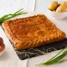 Пирог слоёный курица с картофелем